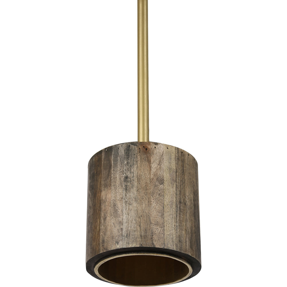 Duxbury Antique Brass Gold and Grey Pendant Light - Oclion.com