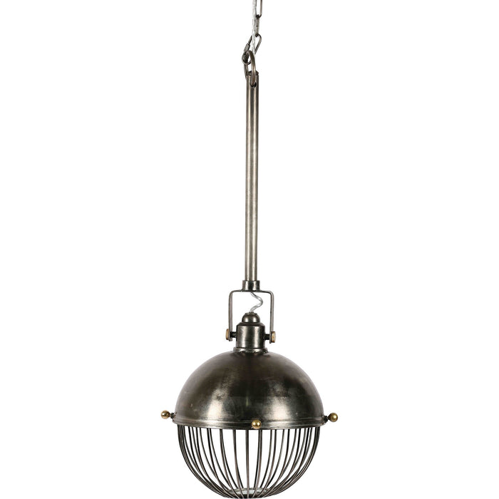 Lufra Grey Antique Brass Ceiling Pendant Light - Oclion.com