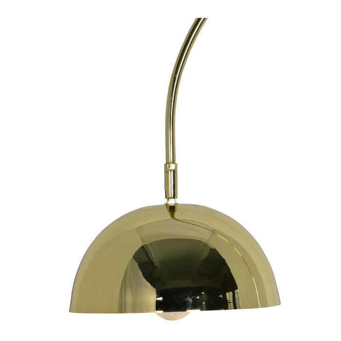 Valdosta Polished Brass Floor Lamp - Oclion.com