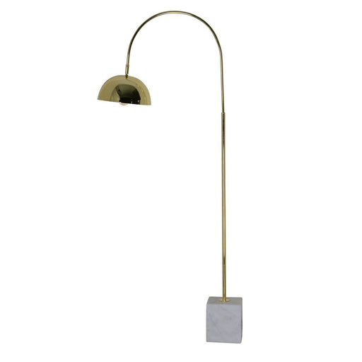 Valdosta Polished Brass Floor Lamp - Oclion.com