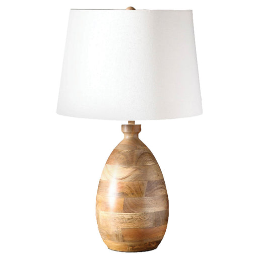 Nanna Natural Mango Wood Table Lamp - Oclion.com