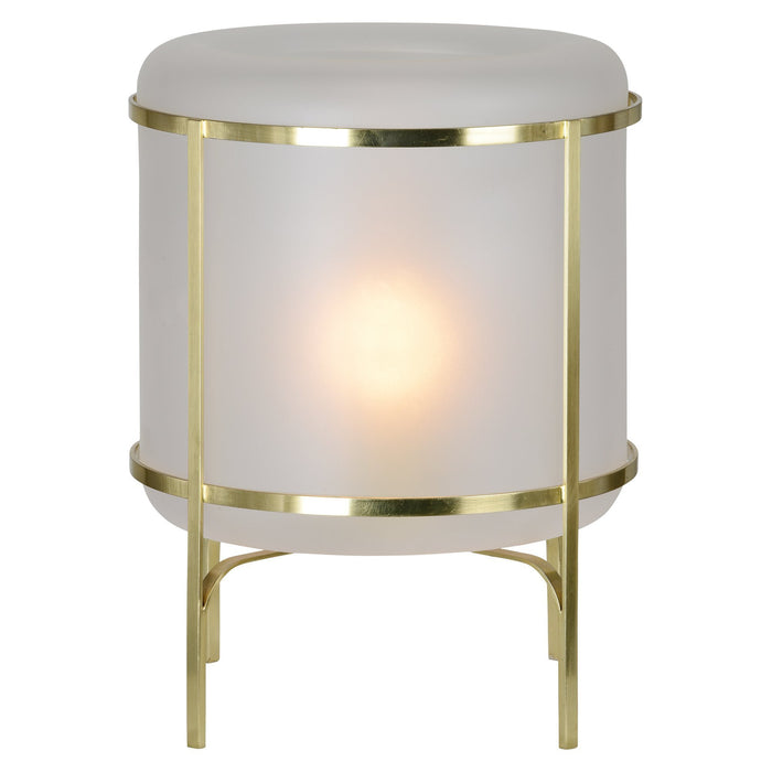 Downey Satin Gold Table Lamp - Oclion.com