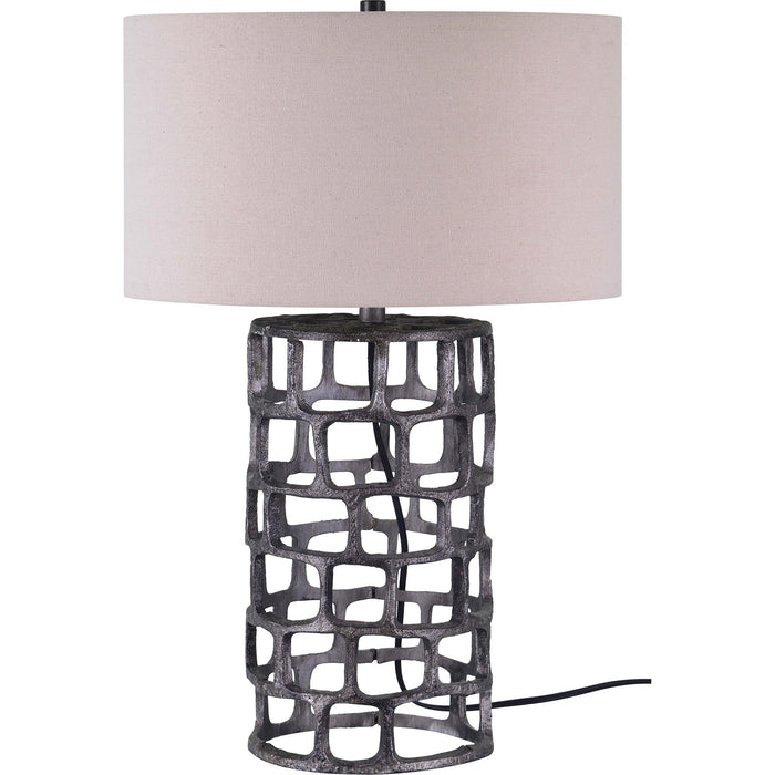 Gatsby Charcoal Grey Table Lamp - Oclion.com