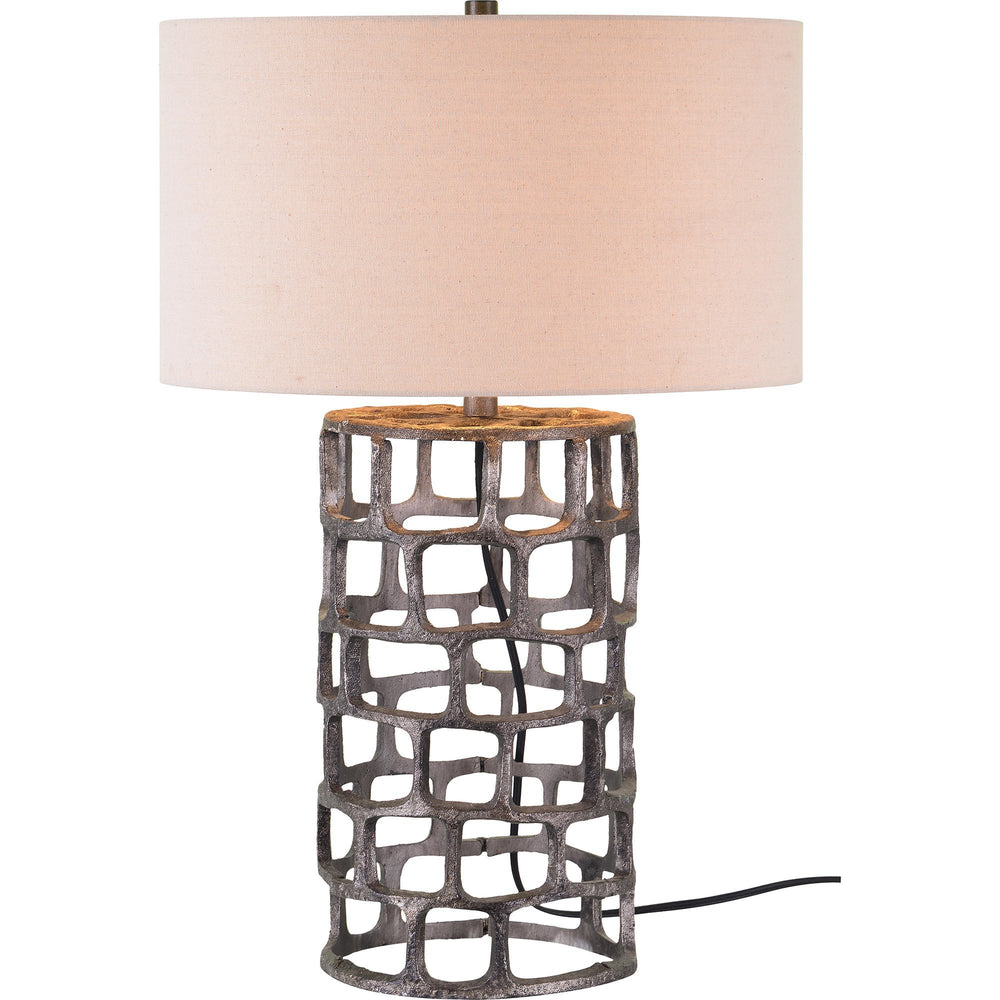 Gatsby Charcoal Grey Table Lamp - Oclion.com