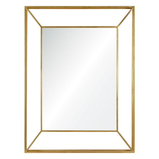 Wilton Golden Iron Frame Mirror - Oclion.com