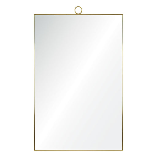 Vertice Brass Framed Mirror - Oclion.com