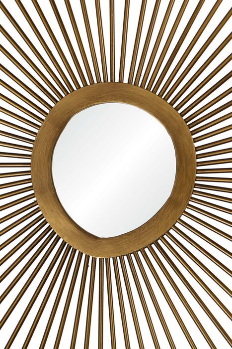 Seattle Brass Frame Mirror - Oclion.com
