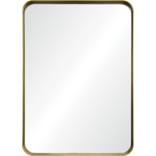 Barton Brushed Gold Frame Mirror - Oclion.com
