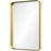 Barton Brushed Gold Frame Mirror - Oclion.com