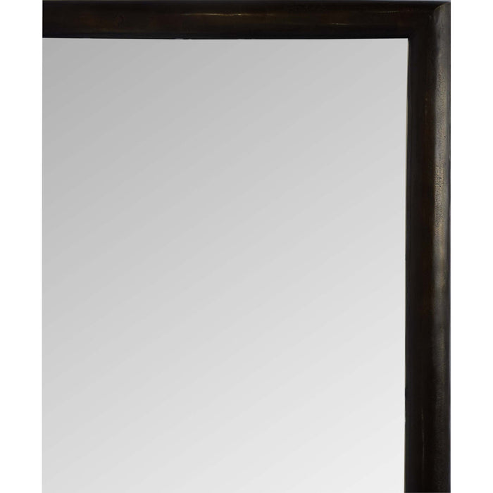 Bryna Antique Brass Framed Mirror - Oclion.com