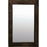 Cassini Hair on Leather Framed Mirror - Oclion.com