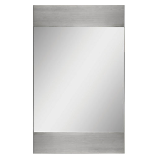 Amrah Silver Aluminum Framed Mirror - Oclion.com