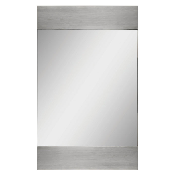 Amrah Silver Aluminum Framed Mirror - Oclion.com