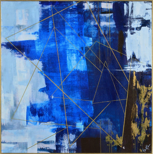 Blue Dream Framed Canvas Painting - Oclion.com