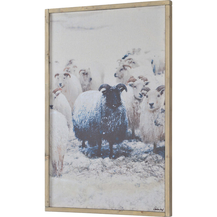 Joya Framed Linen Canvas Painting - Oclion.com