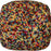 Nancy Multicolored Wool Felt Balls Pouf - Oclion.com