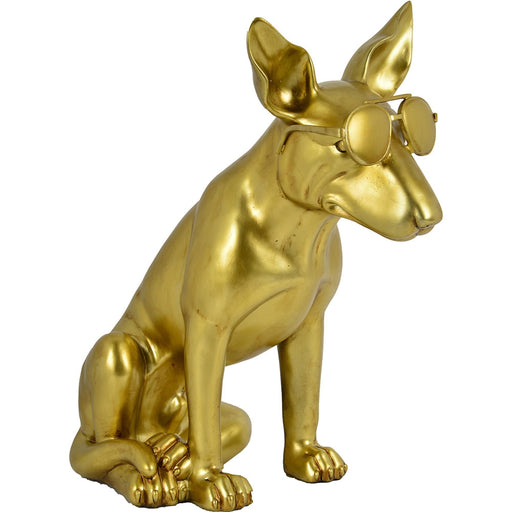 Otis Golden Doberman Dog Statue - Oclion.com