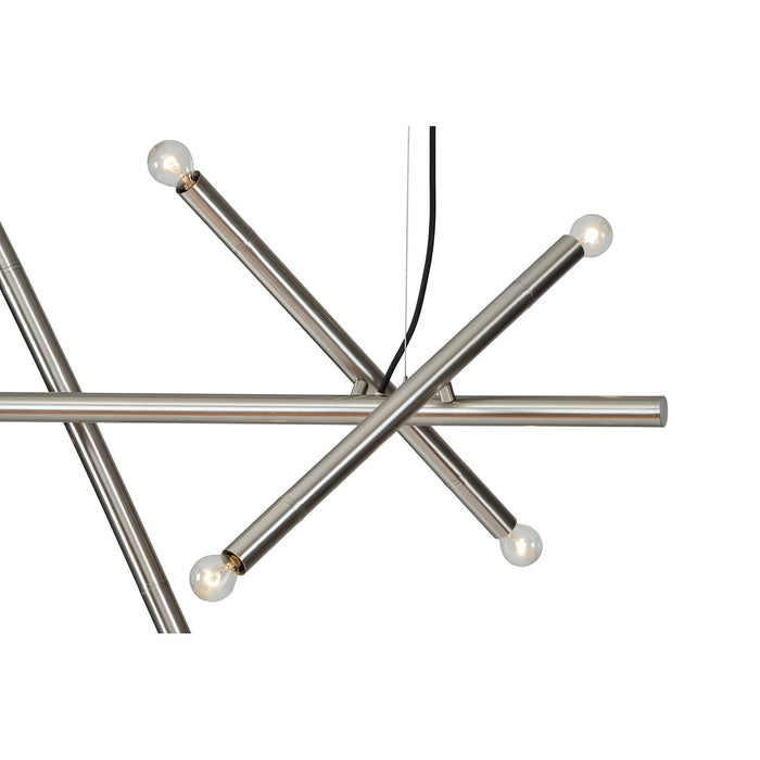 Hazelwood Satin Nickel Ceiling Fixture - Oclion.com