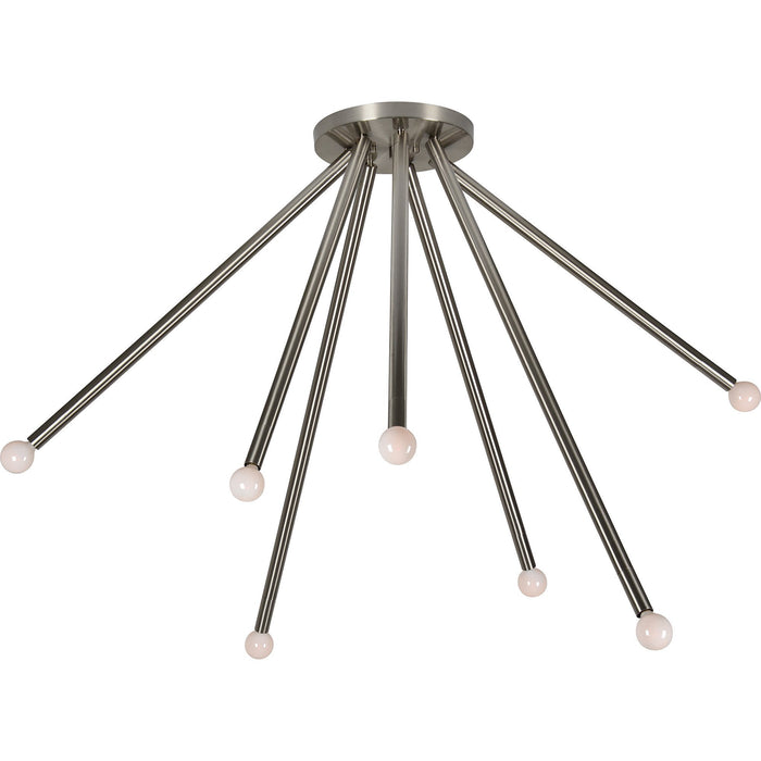 Speron Satin Nickel Ceiling Fixture - Oclion.com