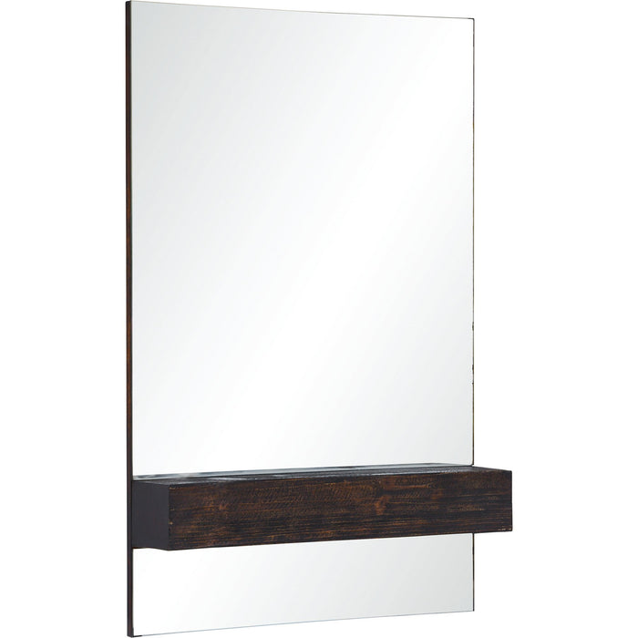 Kali Dark Brown Minimalist Mirror - Oclion.com