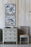 Edan 2-Piece Set of Hand Painted Canvas Matte Textured Silver Foil with Black Frame Art - Oclion.com