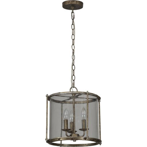Browning Clear Rustic Silver Ceiling Fixture - Oclion.com