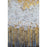 Magee Hand Painted Canvas Matte Texture Gold Leaf Accent and Chocolate Framed Art - Oclion.com