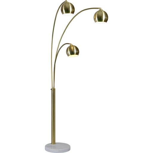 Dorset Satin Brass Floor Lamp - Oclion.com