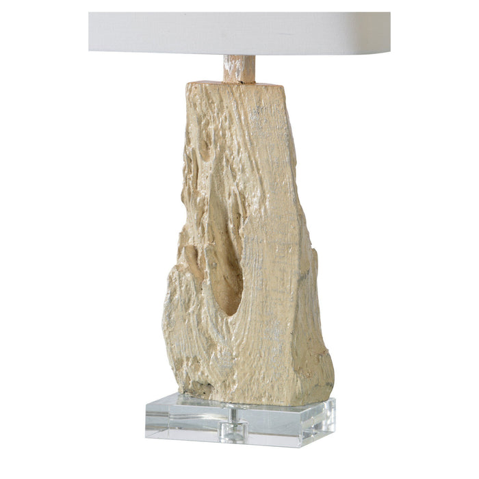 Heath Silver and Cream Table Lamp - Oclion.com