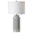Camden Silver and White Table Lamp - Oclion.com