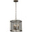 Browning Clear Rustic Silver Ceiling Fixture - Oclion.com