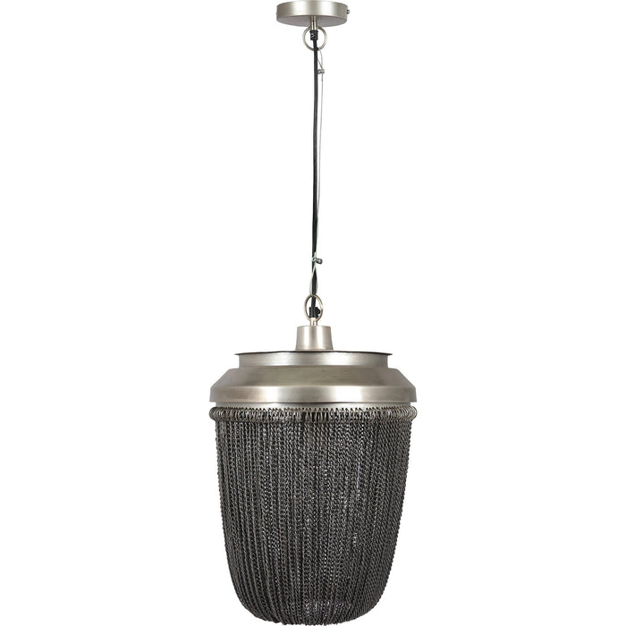 Irvon Natural Zinc/Black Ceiling Fixture - Oclion.com