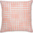 Morane Coral and White Outdoor Pillow - Oclion.com