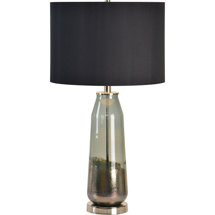 Caren Black Nickel Table Lamp - Oclion.com