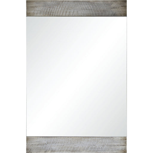 Keeran Firwood Dark White Wash Mirror - Oclion.com