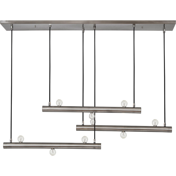 Sarwood Pewter Plated Ceiling Fixture - Oclion.com