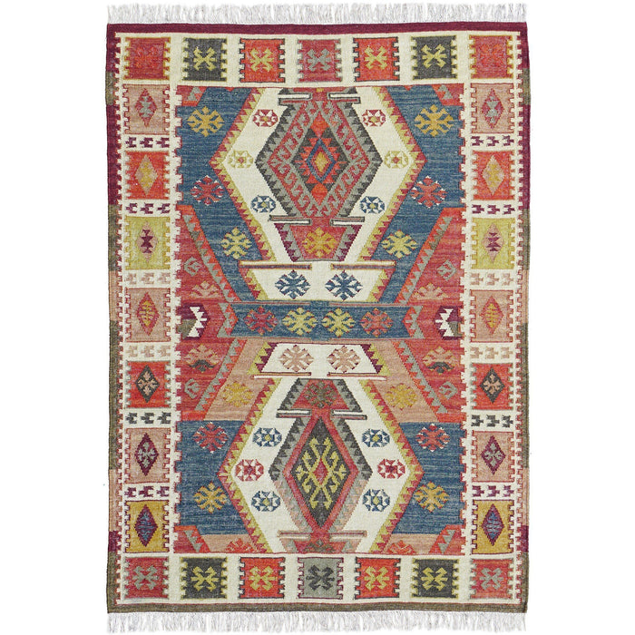 Cedar Multi Color Handwoven Indoor Area Rug - Oclion.com