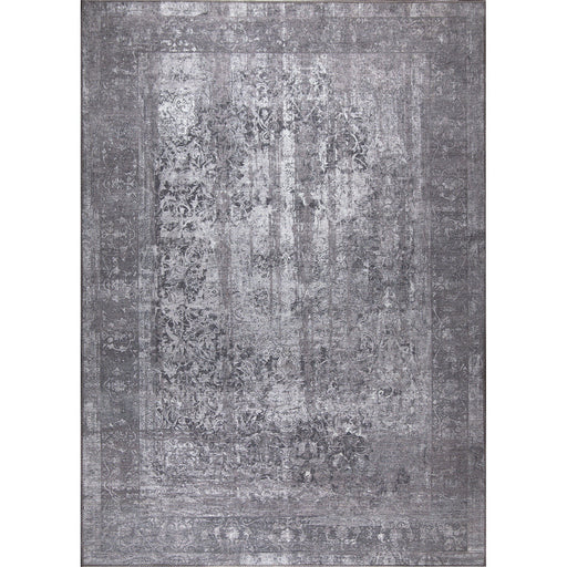 Dante Grey Flatwoven & Printed Indoor Area Rug - Oclion.com