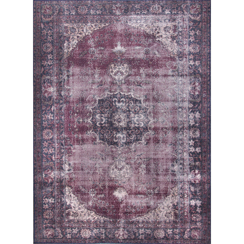 Dante Cherry Flatwoven & Printed Indoor Area Rug - Oclion.com