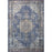 Dante Royal Blue Flatwoven & Printed Indoor Area Rug - Oclion.com