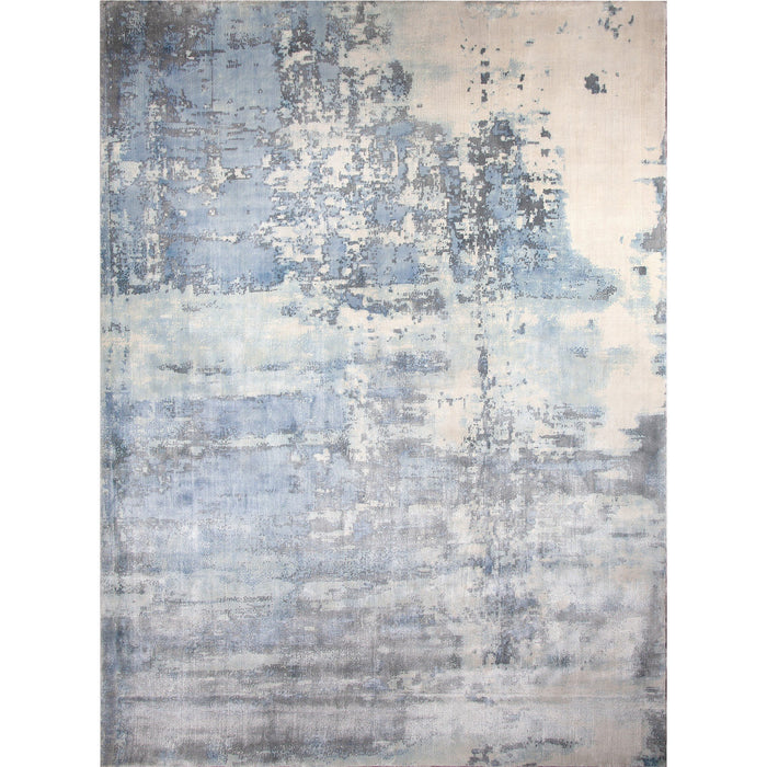 Presidio Aqua Handwoven Indoor Area Rug - Oclion.com