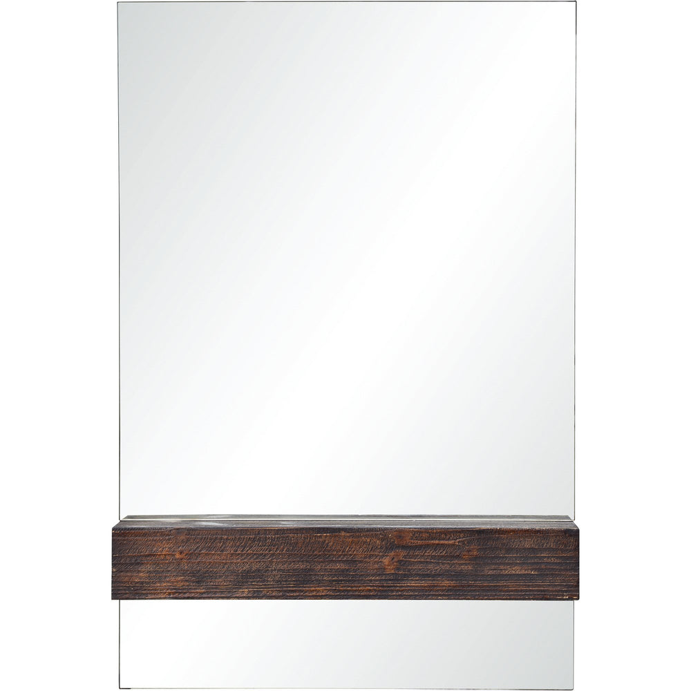 Kali Dark Brown Minimalist Mirror - Oclion.com