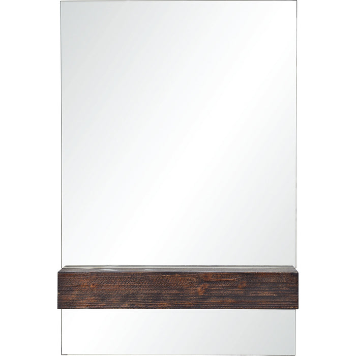 Kali Dark Brown Minimalist Mirror - Oclion.com