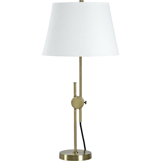 Carswell Antique Brass Table Lamp - Oclion.com
