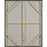 Ilya 2-Piece Set of Hand Painted Linen Matte Gold Leaf Accent with Black Framed Art - Oclion.com