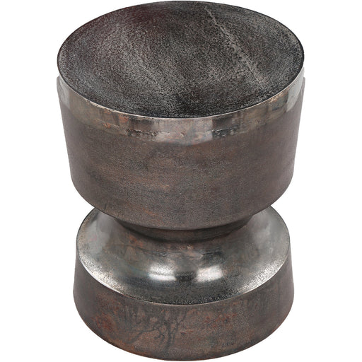 Rushford Charcoal Outdoor Accent Table - Oclion.com