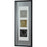 Hutchison Iron Glass Finish with Black Frame Metal Wall Art - Oclion.com